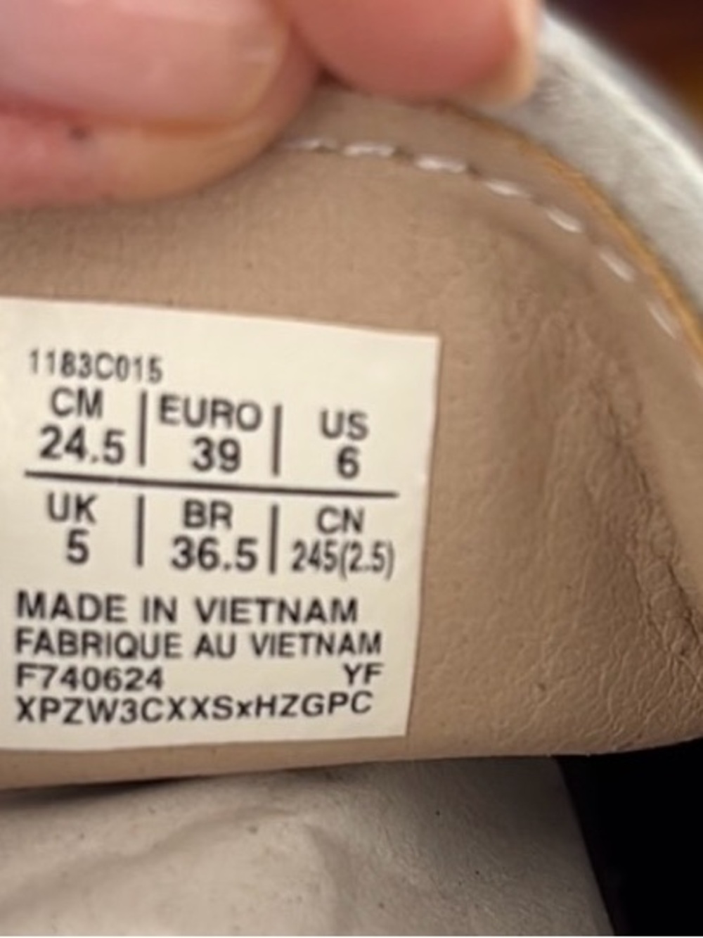 Onitsuka Tiger by Asics Cream and Burgundy Classic Mexico 66 Flats - Picture 6 of 6